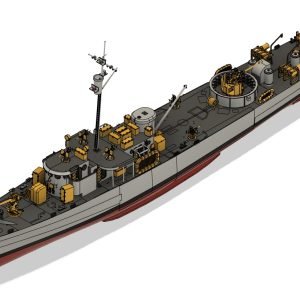 ΒΑΣΙΛΕΥΣ ΓΕΩΡΓΙΟΣ   II (P 17)    1943-1963   PC-462 Class Submarine Chaser   1/144 - Image 17