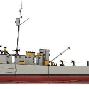 ΒΑΣΙΛΕΥΣ ΓΕΩΡΓΙΟΣ   II (P 17)    1943-1963   PC-462 Class Submarine Chaser   1/144 - Image 15