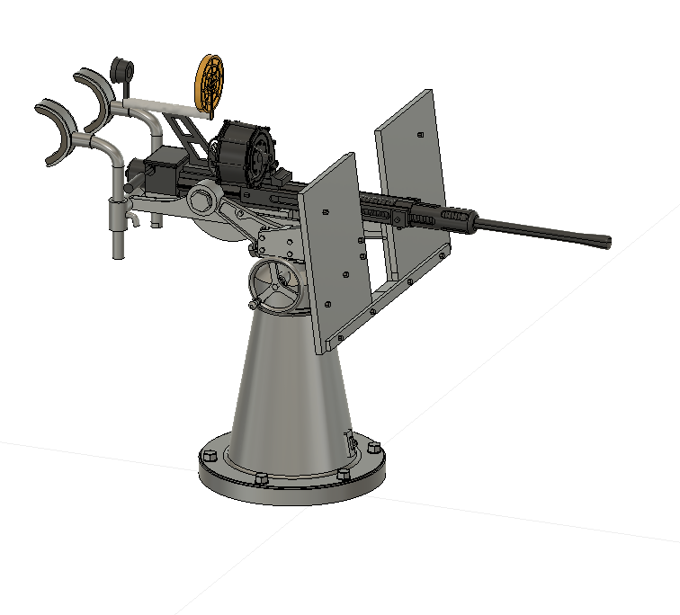 Oerlikon 20 Mm MK IV Cannon 1 72 X 2 Hellenic Ship Model 