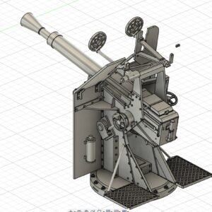 FLOWER CLASS CORVETE 1/72 upgrade kit  QF 2-pounder naval gun  pom-pom  1/72 - Image 3