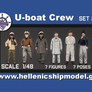 U-Boat Crew 1/48  set 2 7figures 7 poses - Image 1